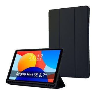 Capa TUMUNDOSMARTPHONE flip inteligente para Xiaomi Redmi Pad SE 8.7 | Preto - 1