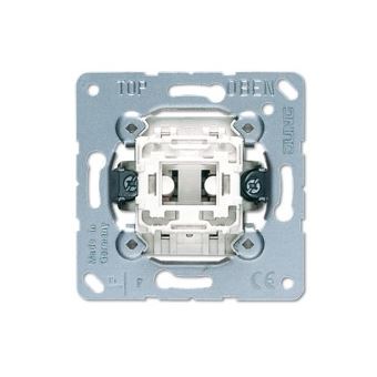 JUNG 506 U interruptor Inox, Branco - 1