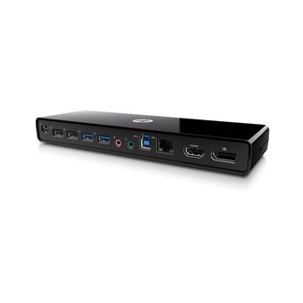 Base & Duplicador de Portas HP 3005pr USB3 Port Replicator | Preto - 1