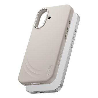 Capa para Telemóvel PanzerGlass CARE™ by PanzerGlass® Flow Case Vanilla w. MagSafe iPhone 17 | Bege - 1