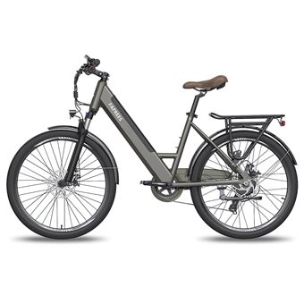 Bicicleta Elétrica FAFREES F26 Pro | 14.5AH | Motor 250W | Bateria 36V14.5AH | Alcance 110KM | Freio a Disco Mecânico - Cinza - 1