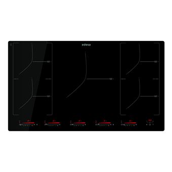 Placa de Indução Edesa EIM-9530 R | Elétrica | 90 cm | 5 Zonas | Preto - 1