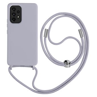 Capa Avizar com Cordão Samsung Galaxy A52 e A52S Bracelete Semi-rígido 80cm - Violeta - 1