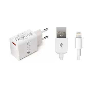 Carregador de dispositivos móveis coreparts mbxap-ac0008 interior branco
