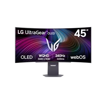 Monitor Gaming LG 45GX90SA-B | OLED | WQHD | 0,03 ms | 240 Hz | 45" | F - 1