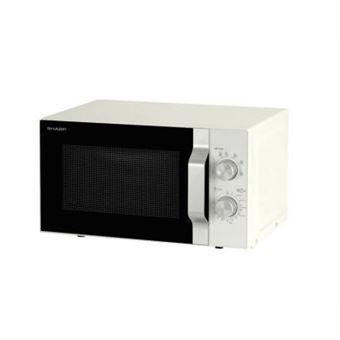 Micro-ondas Sharp R204WA | 20 L | 800 W | Prateado, Branco - 1