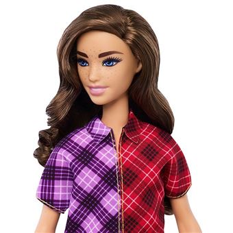 Comprar Boneca Barbie Fashionista vestido às riscas de Mattel