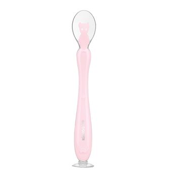 Colher de Silicone com Ventosa 1pç Kikka Boo Rosa - 1