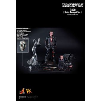 Figura Hot Toys DX13 - Terminator 2 : Judgment Day - T800 Battle Damaged Version Deluxe Version - 1