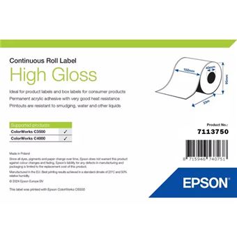 Etiqueta Epson High Gloss Label - 1
