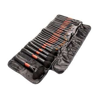 Pincéis T4B MIMO Set of 28 Cherry & Black Make-up + Bolsa - 1