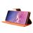 Capa Magunivers PU diário em tela laranja para Samsung Galaxy S10_3