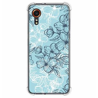 Capa de silicone anti-choque TUMUNDOSMARTPHONE para Samsung Galaxy Xcover 7 5G design Flores 03 desenhos - 1