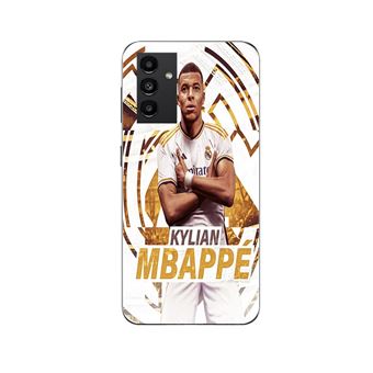 Capa Maniacase para Samsung Galaxy A34 5g Kylian Mbappe Real Madrid wallpaper celebration - 1