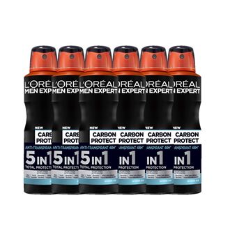 L'Oréal Paris Men Expert Deodorant Carbon Protect 5in1 Homens Desodorizante em spray 150 ml - 1