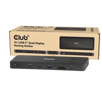Base & Duplicador de Portas CLUB3D CSV-2540 | Preto - 1