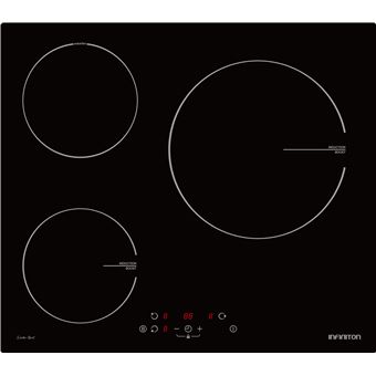 Placa de Indução INFINITON IND3N61G28 | 3 Zonas | Largura 60 cm | Função BOOST | Preto - 1