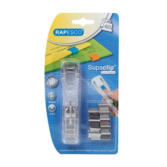 Dispensador de Clips Rapesco Supaclip 40 | Transparente - 1