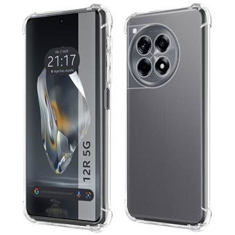 Capa de silicone TUMUNDOSMARTPHONE para Oneplus 12R 5G anti-choque | Transparente - 1
