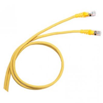 cabo de rede Legrand 0 517 80  1 m Cat6a S/FTP (S-STP) Amarelo - 1