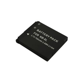 Bateria Avizar Li-ion Compatível Canon PowerShot | 3,7V 700mAh | Preto - 1