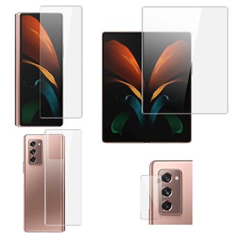 Kit Película Hydrogel 360 Full Cover Frente + Verso + Frente Large + Câmara Phonecare para Samsung Galaxy Z Fold2 5G - 1