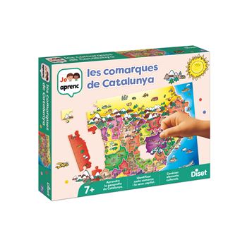 Puzzle Diset No License Jo Aprenc - Comarques Catalunya | 147 Peças - 1