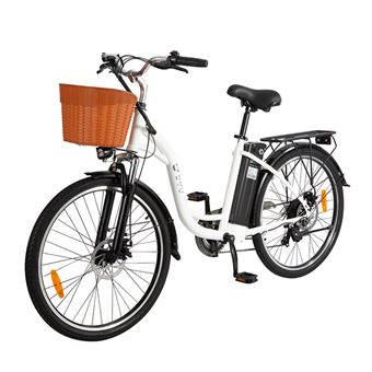 Bicicleta Elétrica DYU C6 | 26'' - Branco - 1