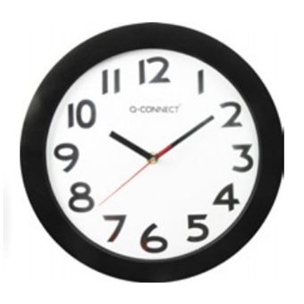 Relógio de Parede Q-CONNECT KF15590 | Preto - 1