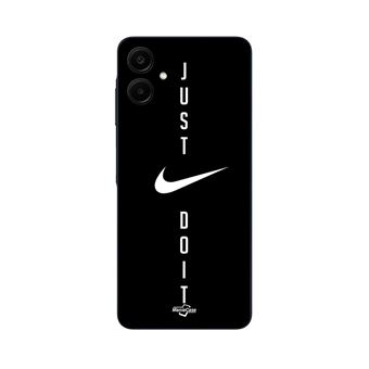 Capa Maniacase Para Samsung Galaxy A06 Logótipo Da Nike Just Do It Fundo Preto - 1