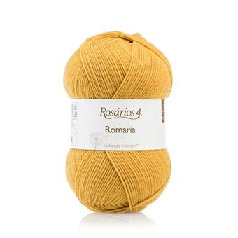 Fio de Tricot Rosários 4 Romaria | 100g | Amarelo 09 - 1