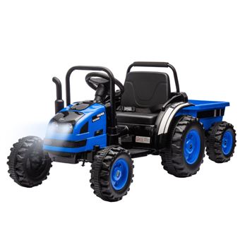 Trator com reboque Ride on Milly Mally Farmer Blue - 1