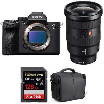 Câmara Sony Alpha a7S III + FE 16-35mm f/2.8 GM + SanDisk 128GB Extreme PRO UHS-II SDXC 300 MB/s + Bolsa - Preto - 1