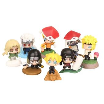 Figura Good Deal Naruto | Conjunto de 8 Peças | 4-7 cm - 1