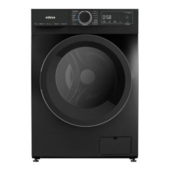 Máquina de Lavar Roupa Edesa EWF-9400 MTBK | 9 Kg | 1351 RPM | A | Preto - 1