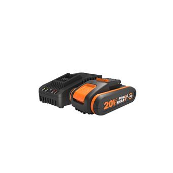 Pack Bateria 20V 2,0Ah + Carregador 1h Worx - WA3601 - 1