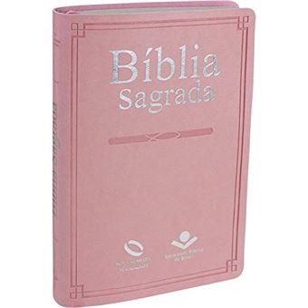 Bíblia Sagrada - Capa Couro Sintético Rosa Claro: Nova Almeida Atualizada (NAA) - 1