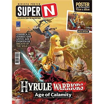 Revista Pôster Super N - Hyrule Warriors: Age Of Calamity - 1