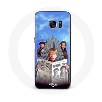 Capa Maniacase para Samsung Galaxy S6 Edge Home Alone Mãe Eu Perdi O Avião de Novo - 1