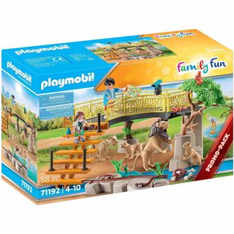 Family Fun Leões com Recinto Exterior Playmobil - 1