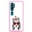 Capa Hapdey para Xiaomi Mi Note 10 - Note 10 Pro - CC9 Pro | Silicone Flexível em TPU | Design Moda e estilo, rainha de copas - Rosa_0