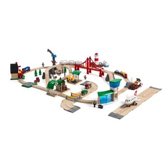 Comboio de brincar BRIO Railway World Deluxe Set - 1