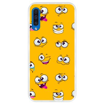 Capa Hapdey para Samsung Galaxy A50 2019 | Silicone Flexível em TPU | Design - Transparente