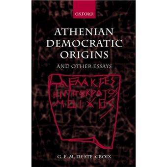 Athenian Democratic Origins - and Other Essays - Paperback - 2005 - 1