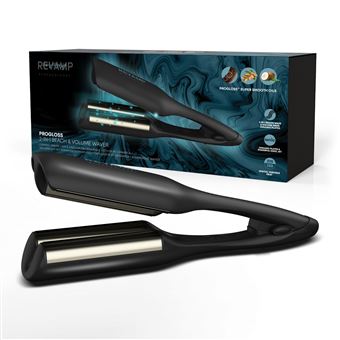 Modelador de Cabelo Revamp Progloss 2-in-1 Beach & Volume Waver | Preto - 1
