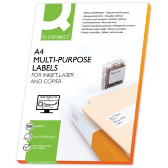 Etiqueta para Impressão Q-CONNECT KF10640 | Branco - 1