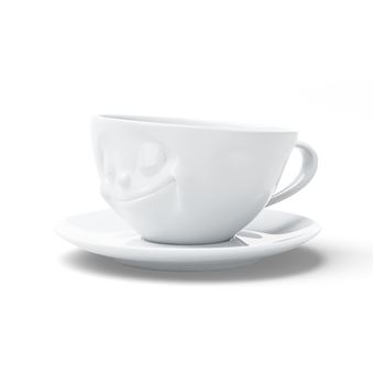 Chávena Café Feliz Branco com Pires Tassen - 1