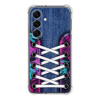 Capa TUMUNDOSMARTPHONE de silicone à prova de choque para Samsung Galaxy S25 5G Sneakers Design 06 Desenhos - 1