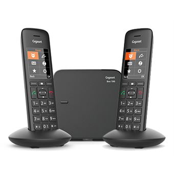 telefone Gigaset C570 Duo DECT ID do Emissor e Nome Preto