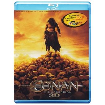 laFeltrinelli Conan The Barbarian (3d) (Blu-Ray+occhiali) Inglês, Italiano - 1